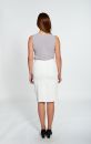Поли Бяла пола с асиметрична кройка - Бяла пола с асиметрична кройка